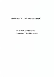 Year End Accounts 31st March 2020