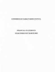 Year End Accounts 31st March 2025