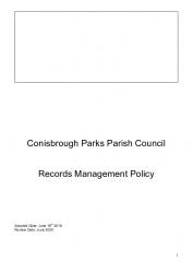 Records Management Policy